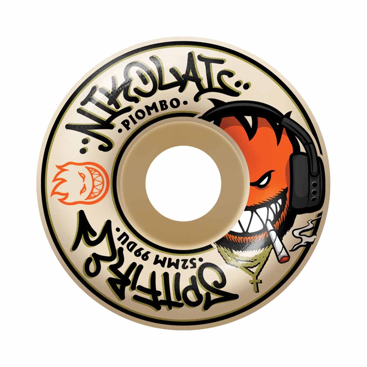 Spitfire F4 93a 52mm Piombo Classic Nat (Set of 4)