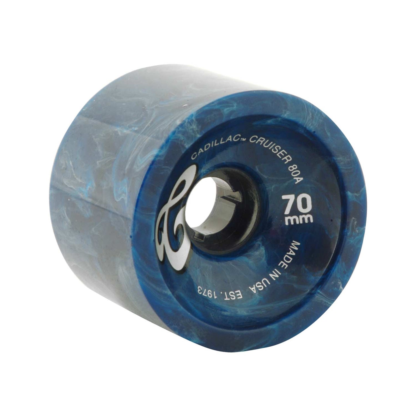 Cadillac 80a 70mm Blue Marble Cruisers (Set of 4)