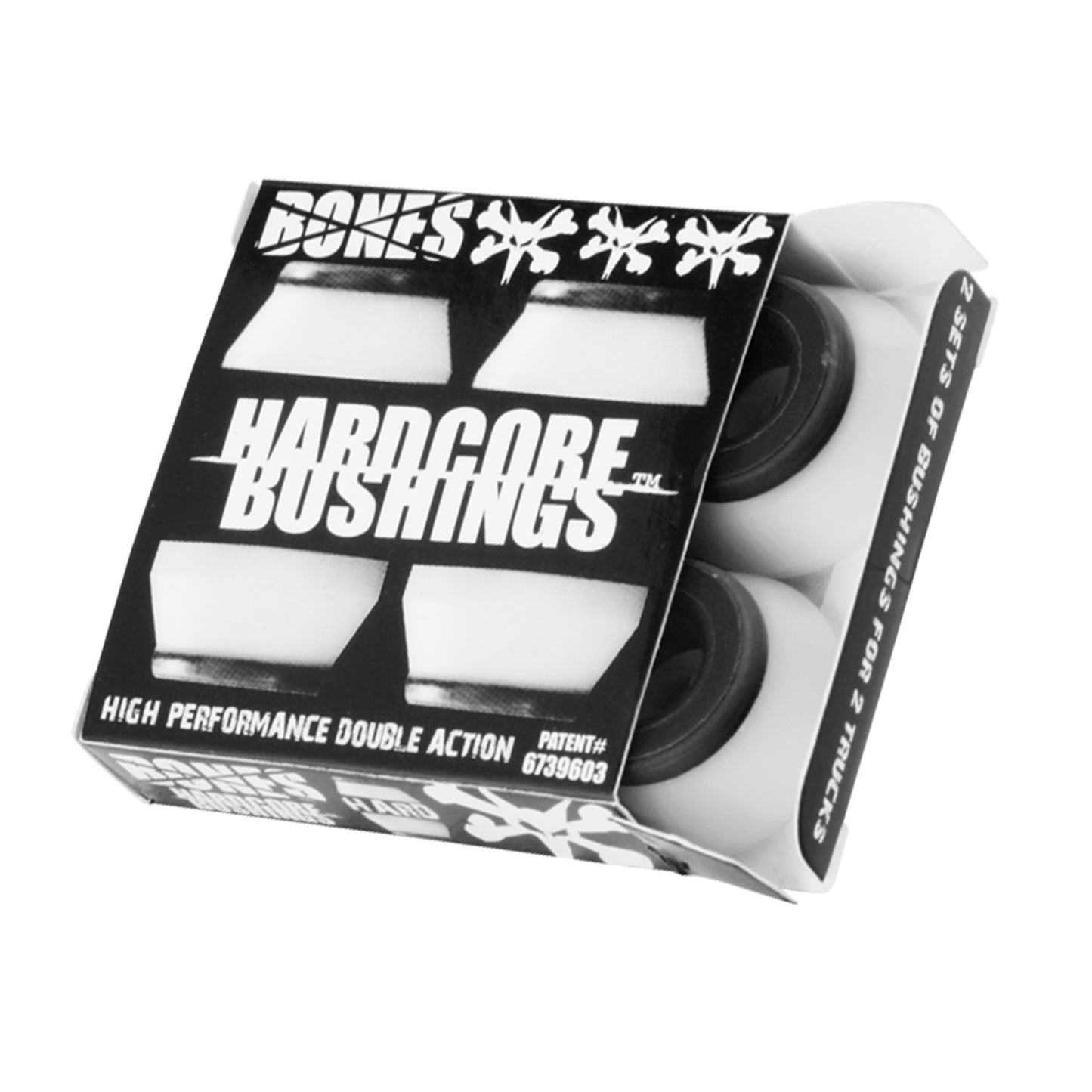Bones White/Black Hardcore Hard Bushings