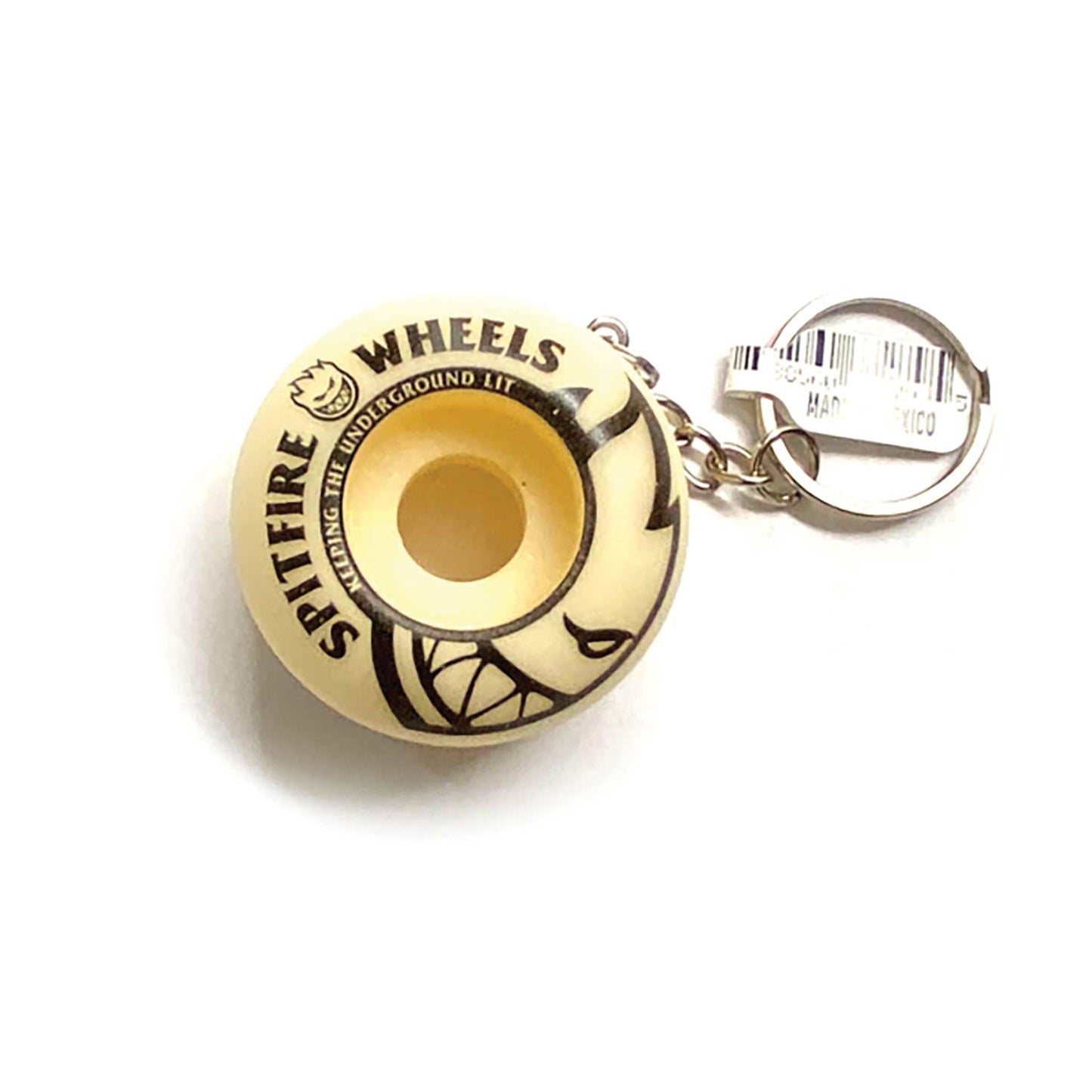 Spitfire Natural Wheel Keychain