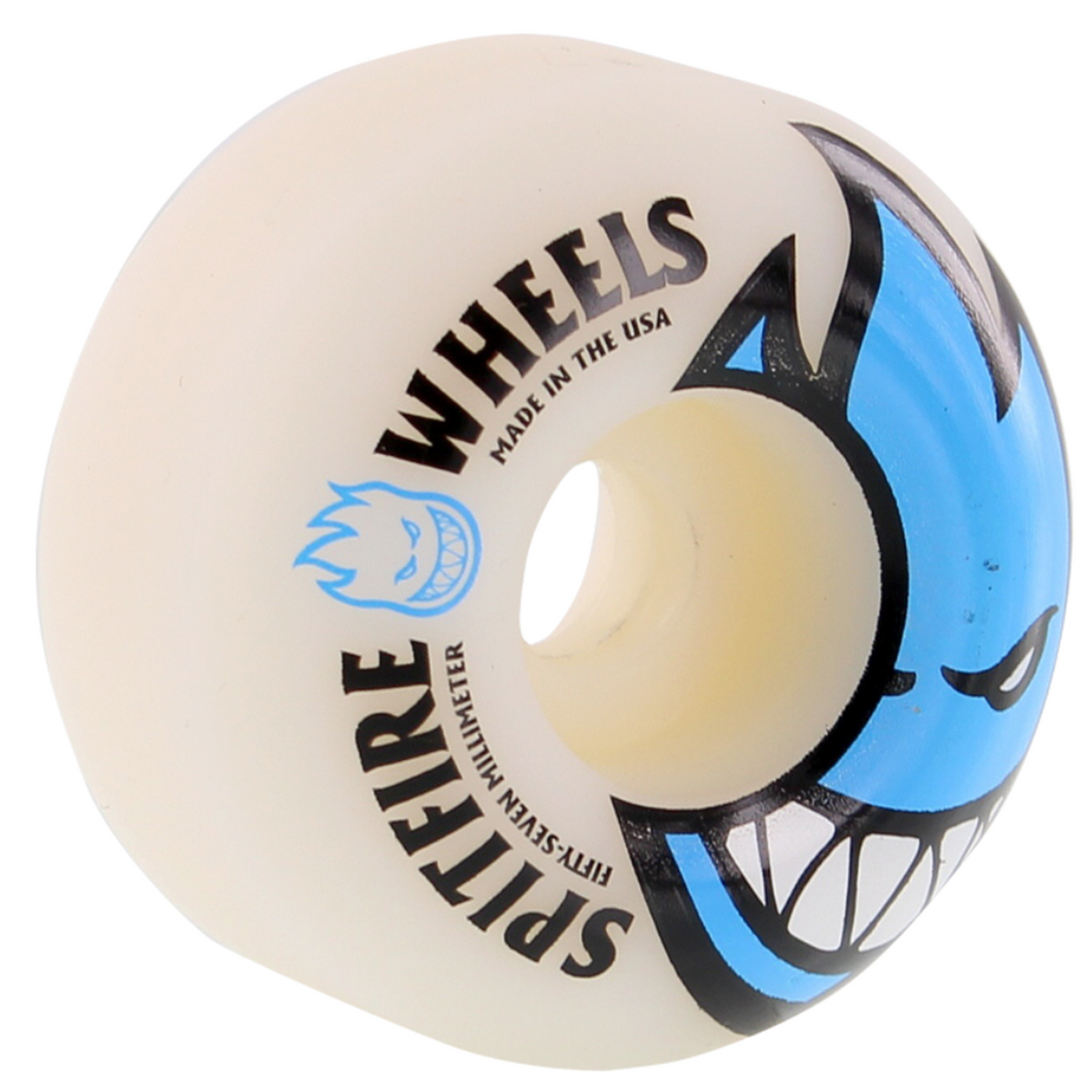 Spitfire Classic 99a  57mm WHT W/LT.BLUE BigHead (Set of 4)