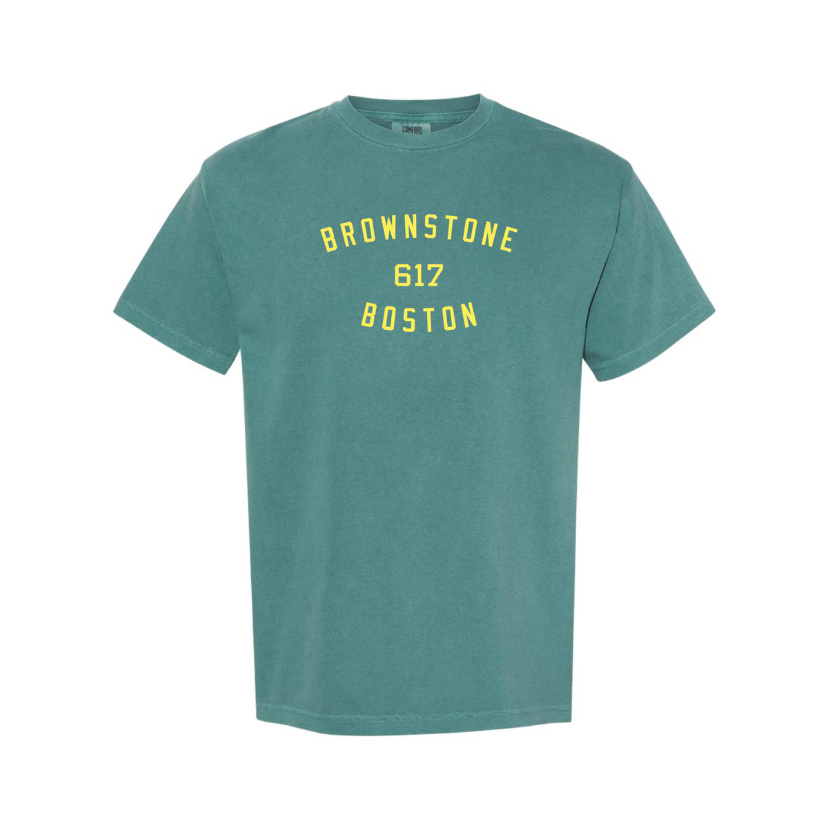 Brownstone Boston Green/Yellow617 T-Shirt