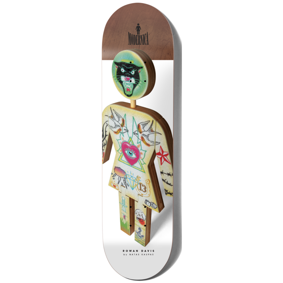 8.25" Girl Davis Modernica Deck by Natas Kaupas