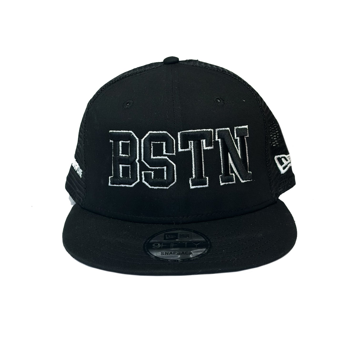Brownstone New Era Black/White BSTN Embroidered Snapback Hat