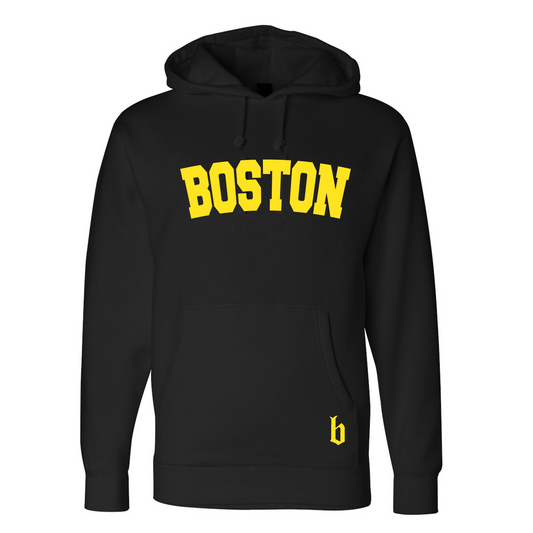 Brownstone Skateshop Causeway Black and Gold Hood