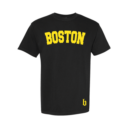 Brownstone Causeway Black and Gold Tee