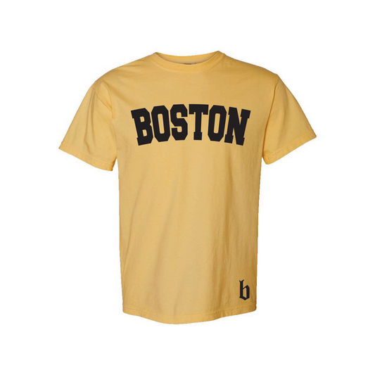 Brownstone Causeway Gold and Black Tee