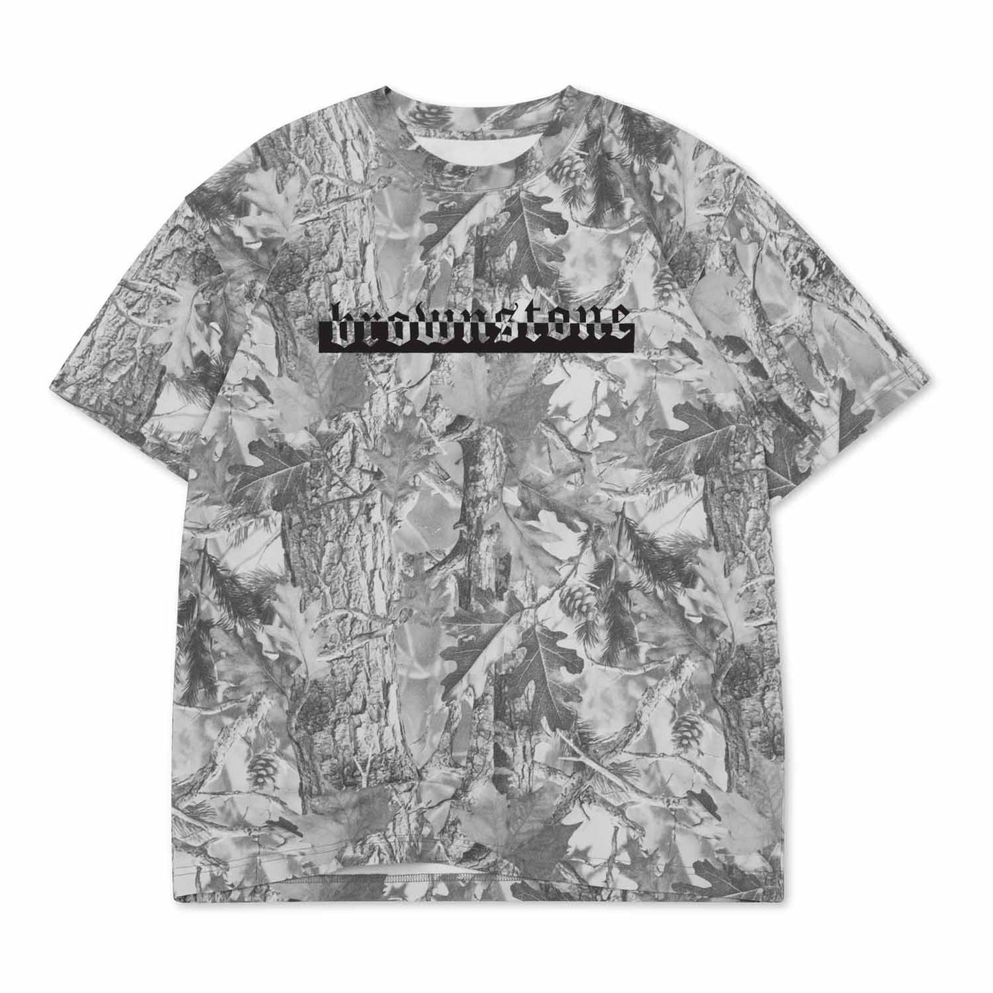 Brownstone White Camo Logo T-Shirt