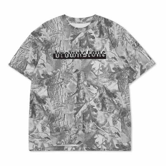 Brownstone White Camo Logo T-Shirt