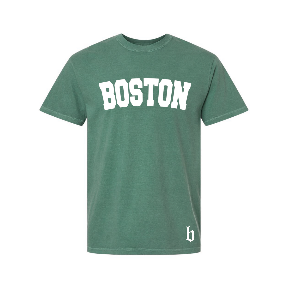 Brownstone Causeway Green and White Tee