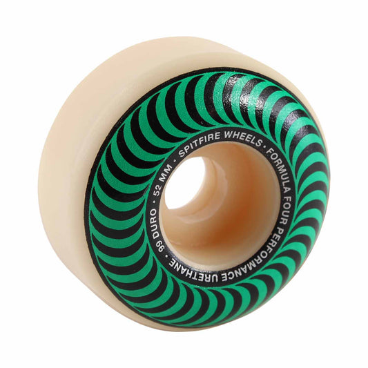 Spitfire F4 99a 52mm Classic Swirl Green (Set of 4)