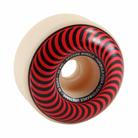 Spitfire F4 99a 60mm Classic Swirl Red (Set of 4)
