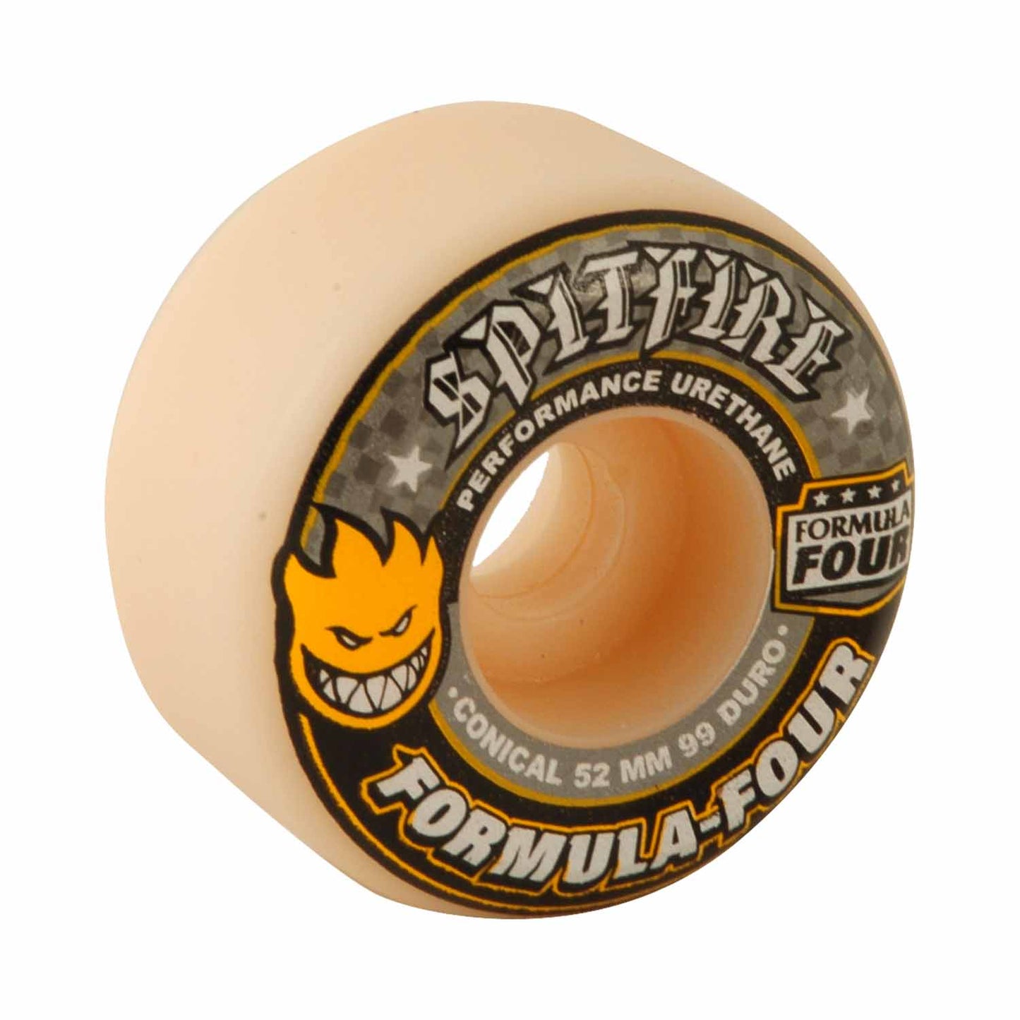 Spitfire F4 99a 52mm Conical Yellow (Set of 4)