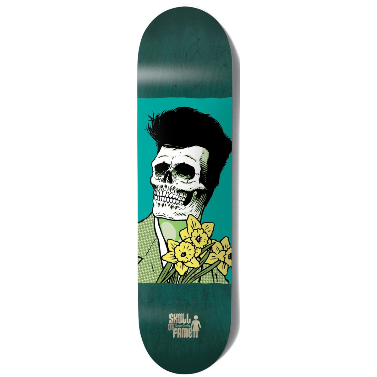 8.5" Girl Brophy Skull Of Fame Deck