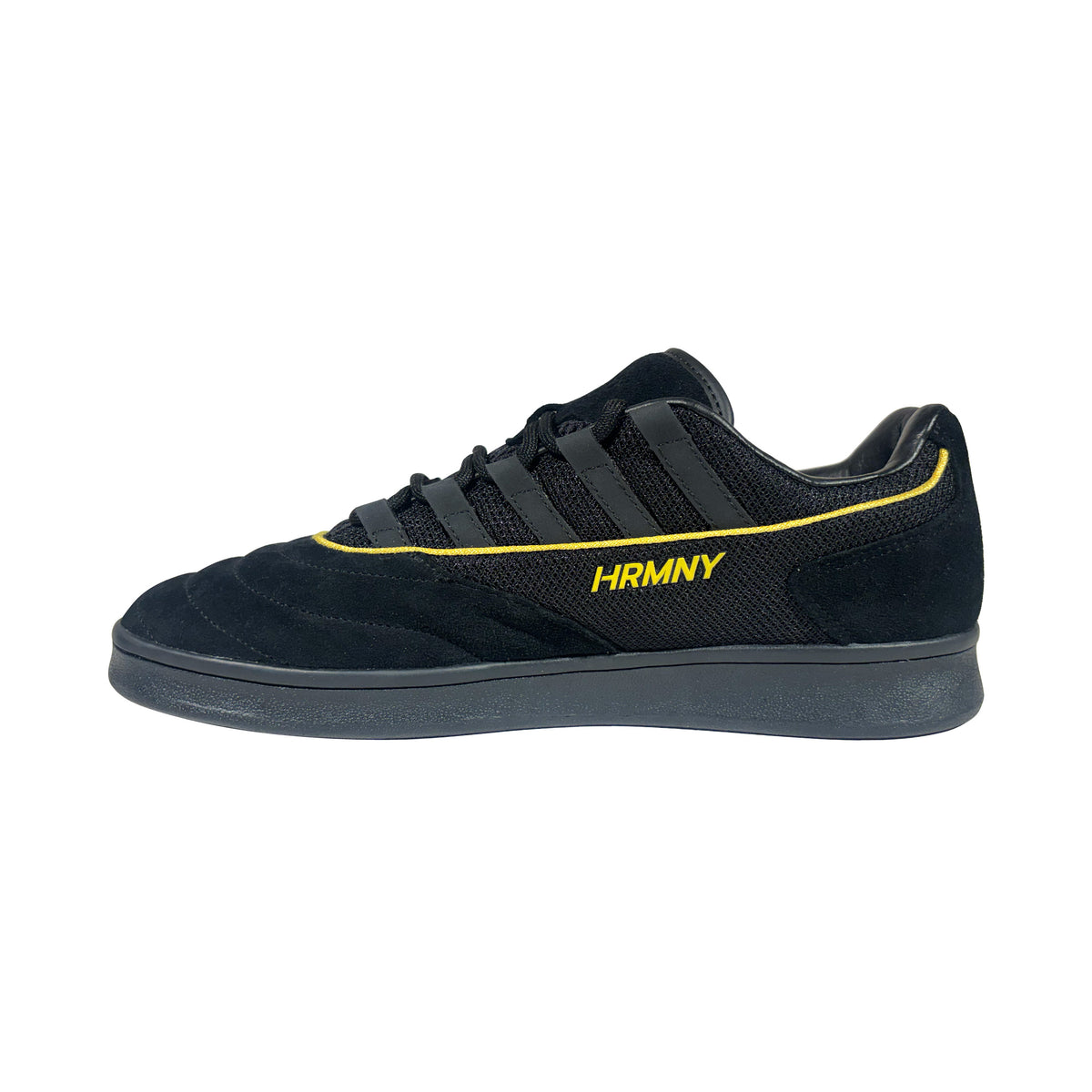 HRMNY Nemesis Black/Black/Yellow Skate Shoe
