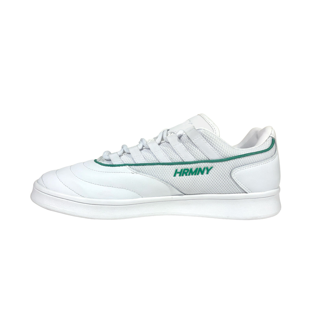 HRMNY Nemesis White/White/Green Skate Shoe