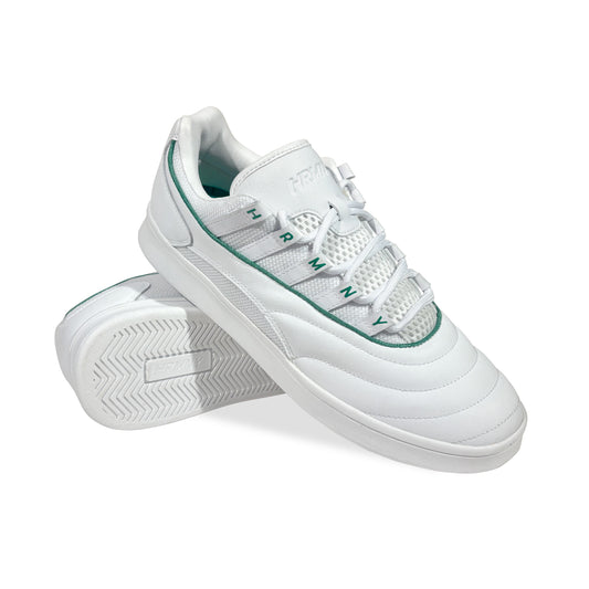 HRMNY Nemesis White/White/Green Skate Shoe