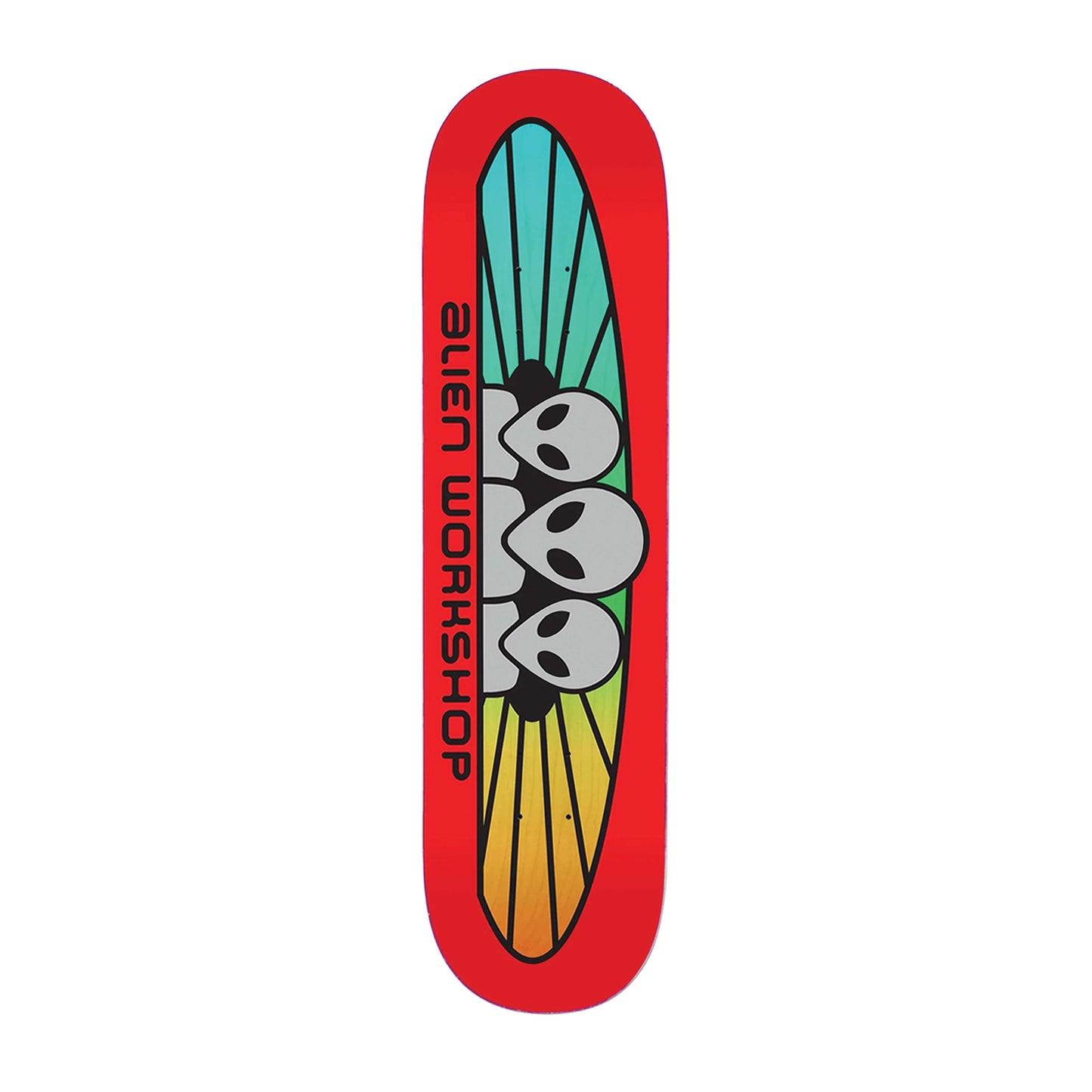 8.5" Alien Workshop Red RGB Spectrum Deck