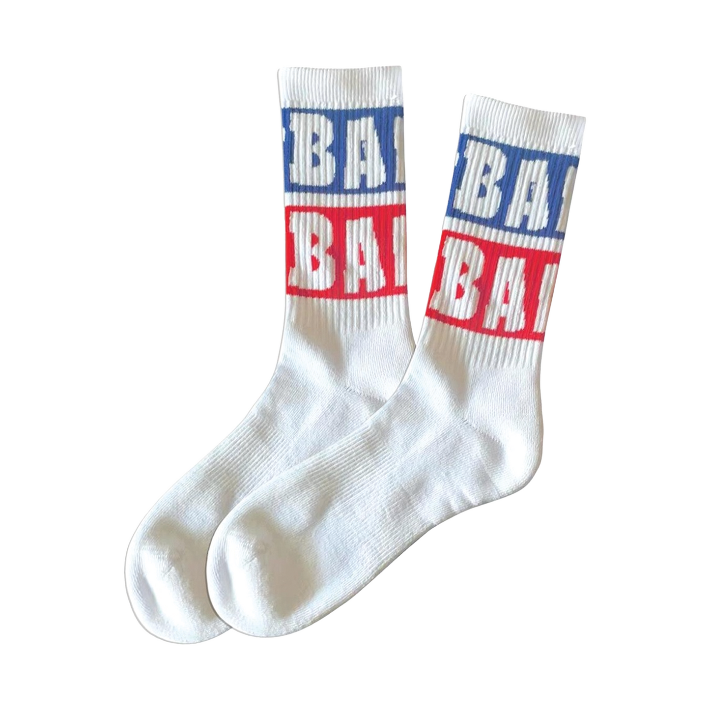 Baker Blue Block Crew Socks