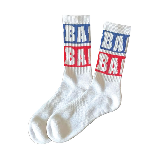 Baker Blue Block Crew Socks