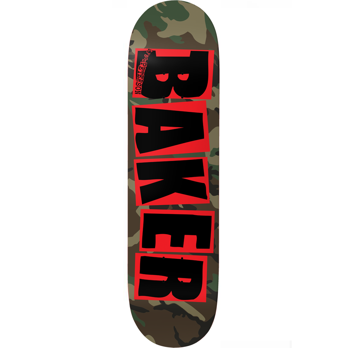 8.25" Baker  Tyson Peterson Brand Logo Camo Deck