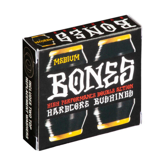 Bones Black/Yellow Hardcore Medium Bushings