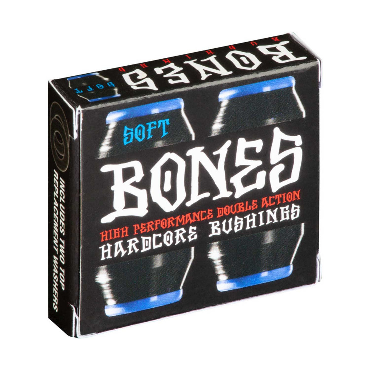 Bones Black/Blue Hardcore Soft Bushings