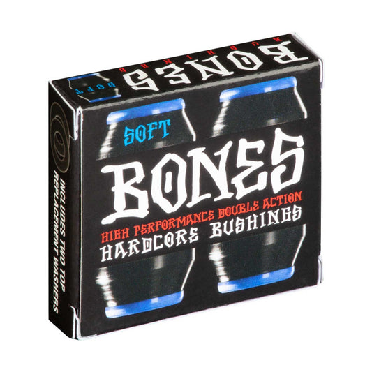 Bones Black/Blue Hardcore Soft Bushings