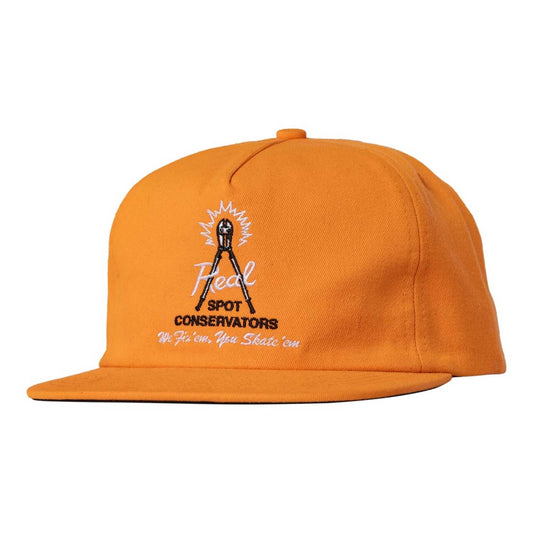 Real Spot Conservators Orange Snapback Hat