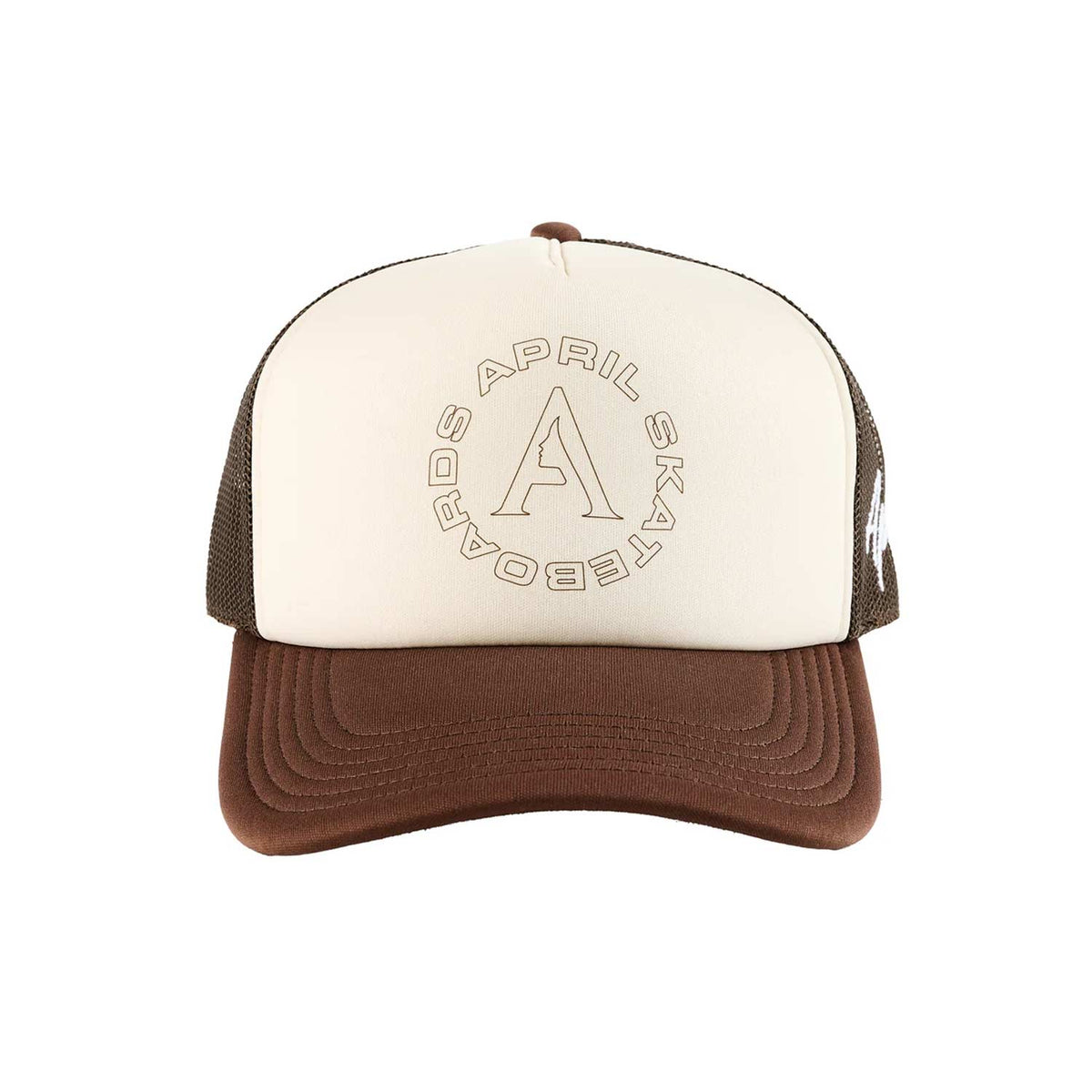 April Full Circle Brown Trucker Hat