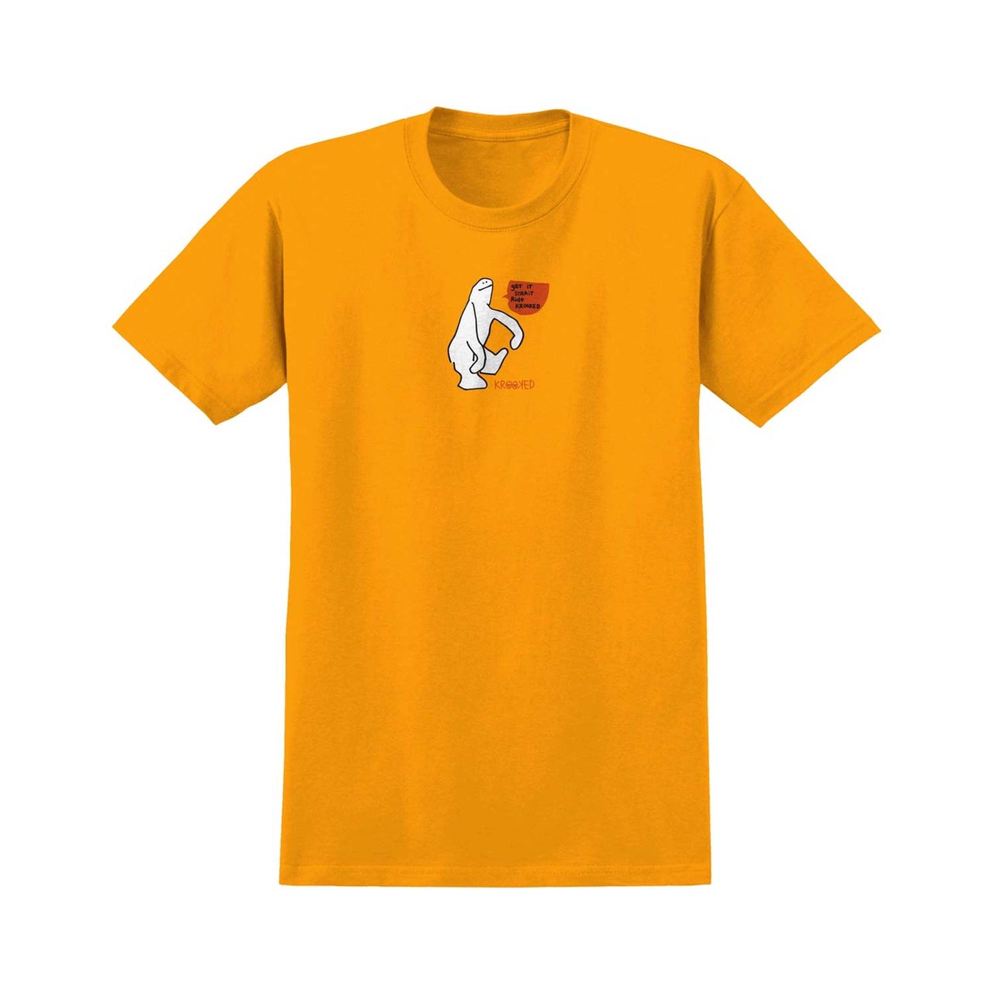 Krooked Get it Strait Gold T-Shirt