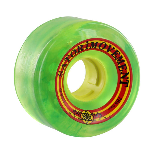 Satori Goo Ball Rasta Translucent Green 62mm 78a (Set of 4)