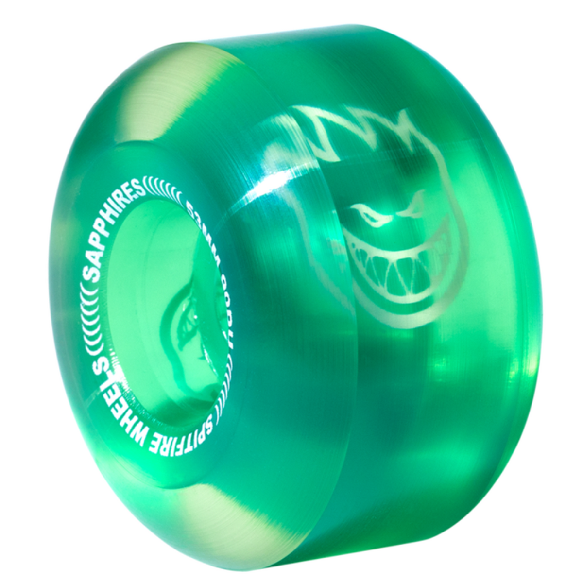 Spitfire Sapphire 53mm 90D Cruiser Clr/Grn (Set of 4)