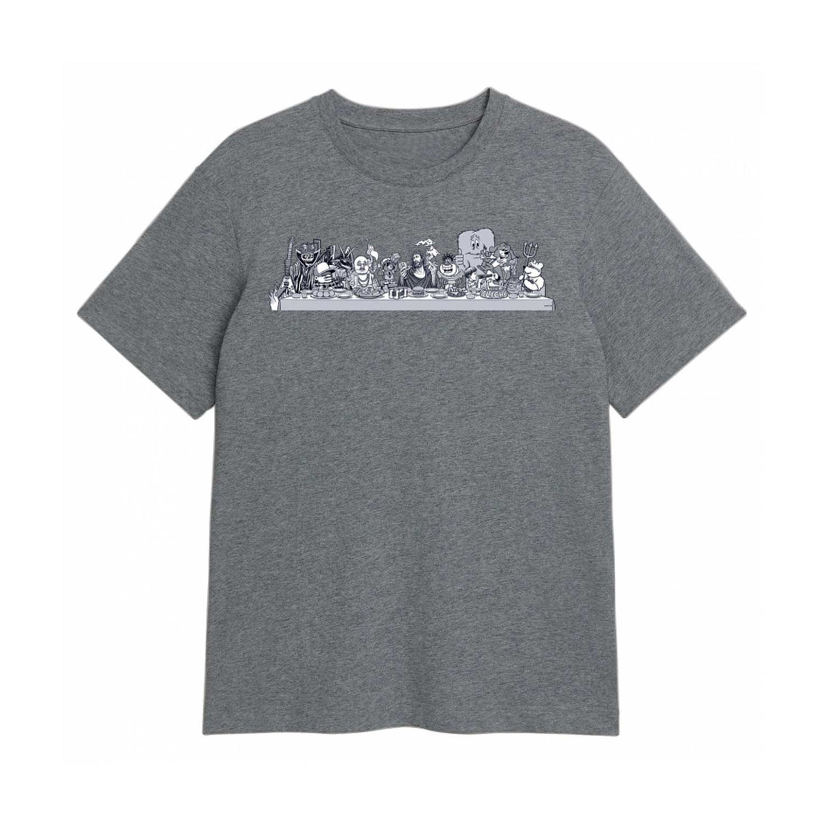 Cliche Last Supper Graphite Heather T-Shirt