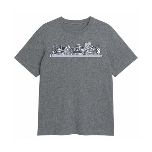 Cliche Last Supper Graphite Heather T-Shirt