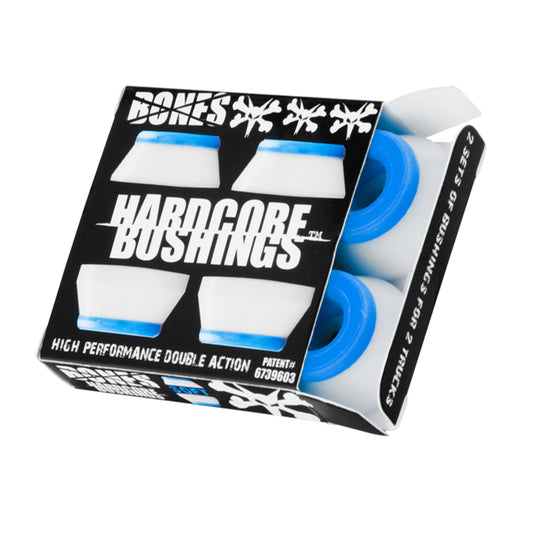 Bones White/Blue Hardcore Soft Bushings
