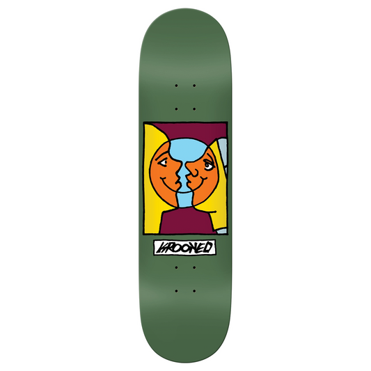 8.38" Krooked Moonsmile Easyrider Green Deck