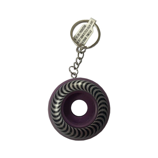 Spitfire Purple Wheel Keychain