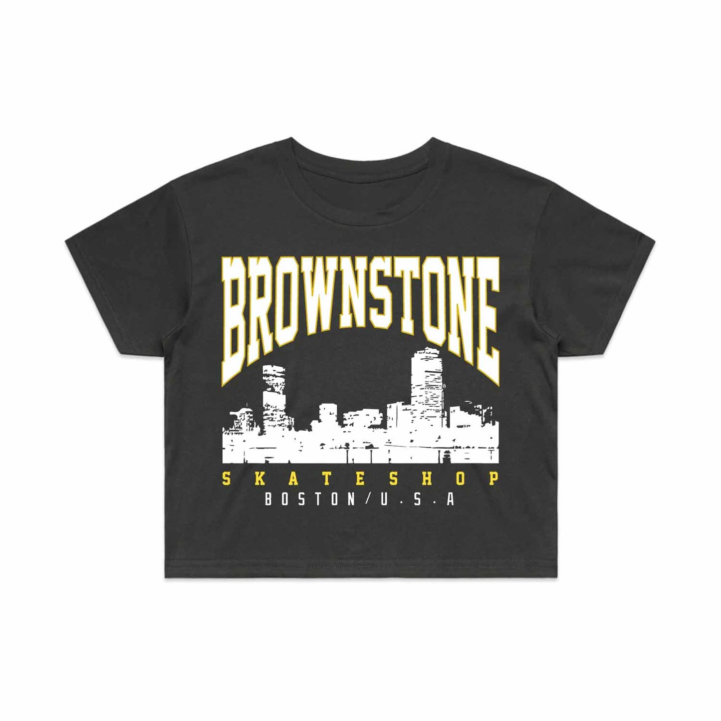Brownstone Skyline Crop T