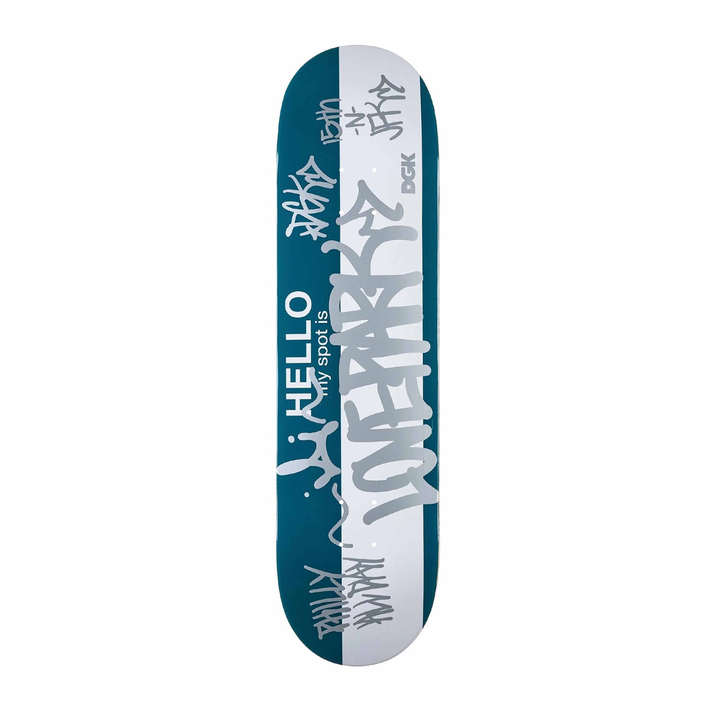 7.75" DGK My Spot is Love Park Deck