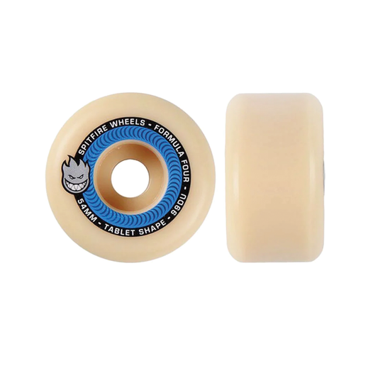 Spitfire F4 99a 53mm Tablet White and Blue (Set of 4)