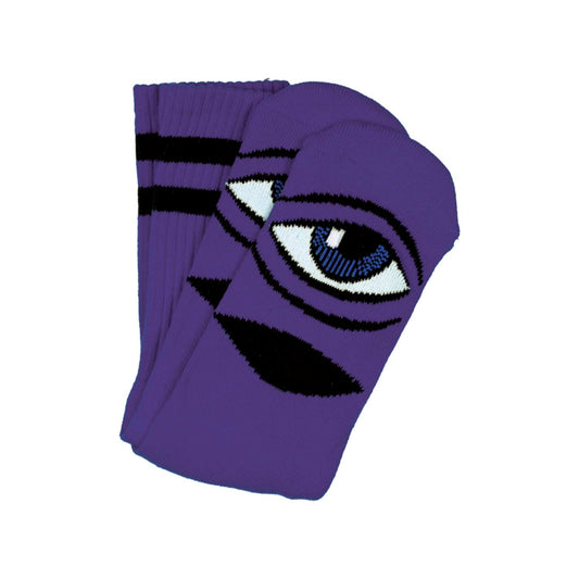 Toy Machine Purple Sect Eye Crew Socks