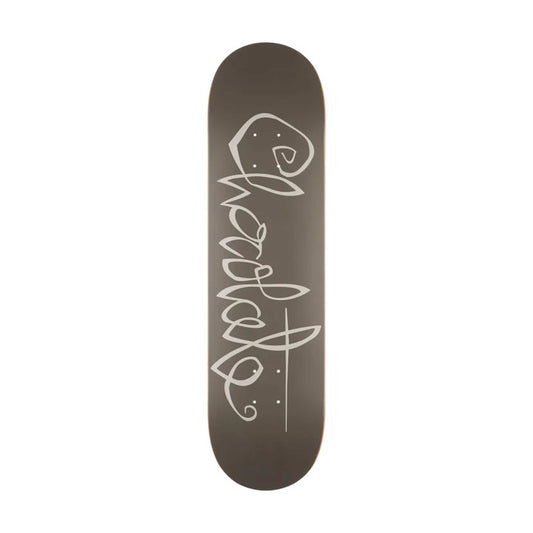 8.125" Chocolate Trahan Script Deck