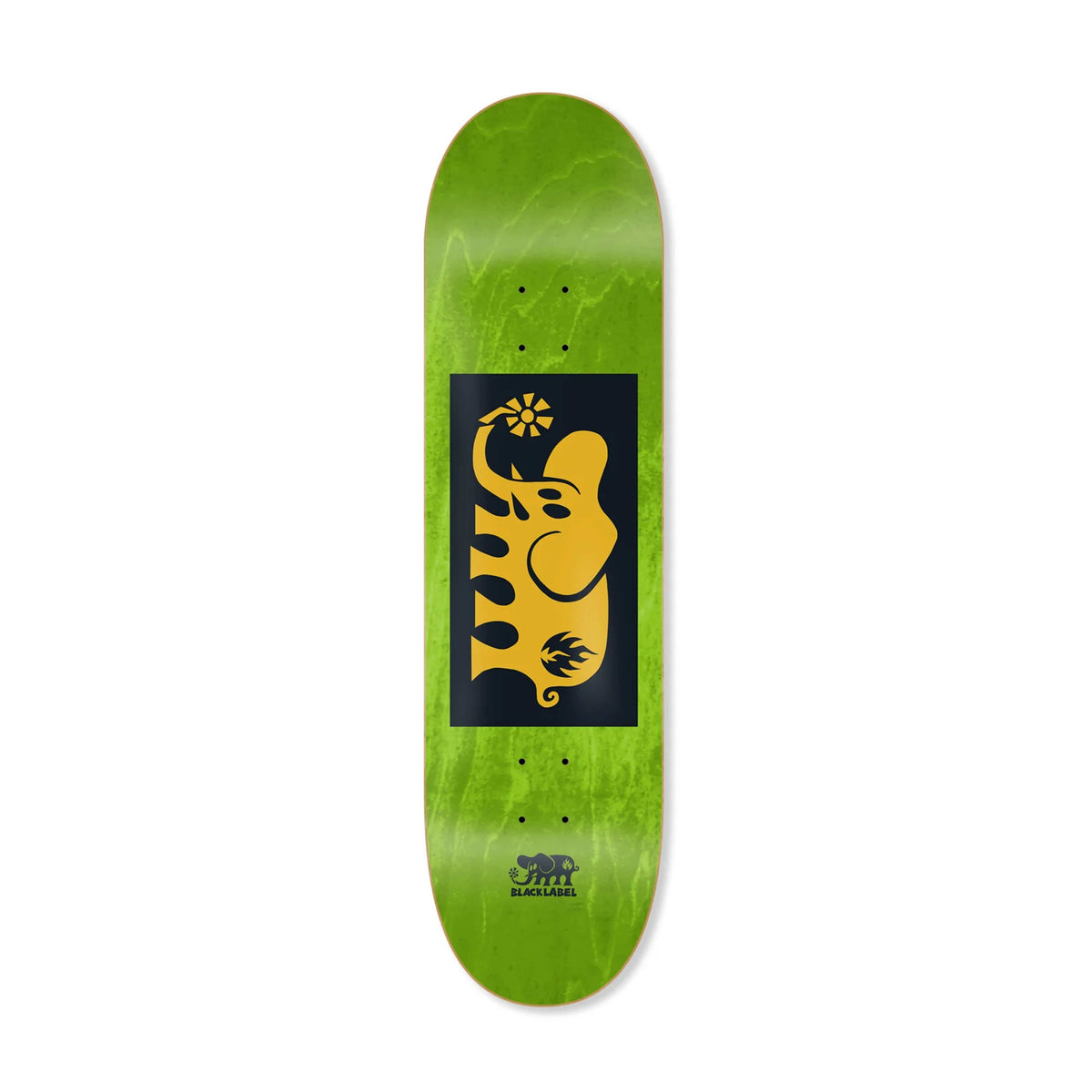 8.5" Black Label Yellow Elephant Block Deck